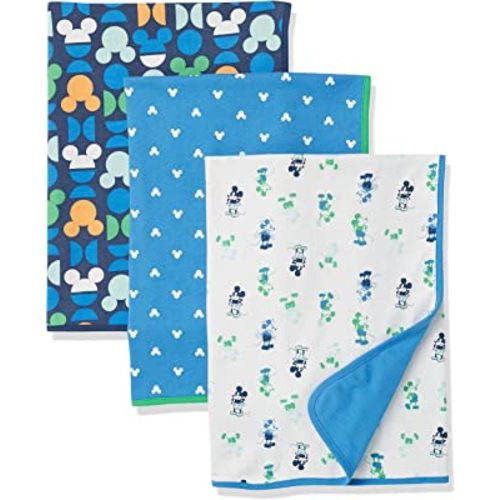 Amazon Essentials Boys' Baby Disney | Marvel | Star Wars Swaddle Blankets