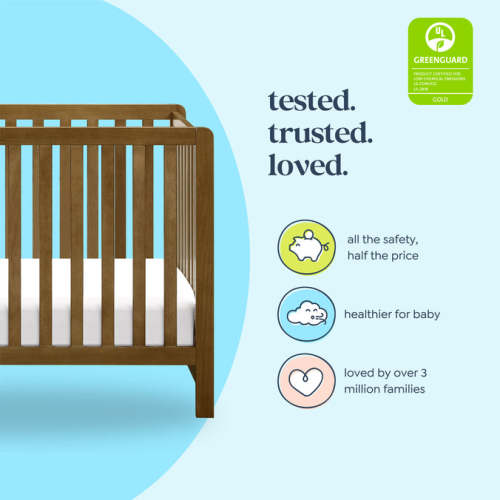 Carter's Colby 4-in-1 Low-Profile Convertible Crib – DaVinci Baby