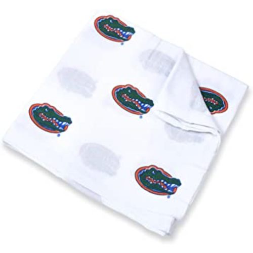 The University of Florida Muslin Swaddle Blanket 47x47in