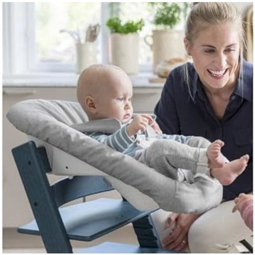 Tripp Trapp Newborn Set, Grey - Convert The Tripp Trapp Chair into Infant Seat for Newborns Up to 20 lbs - Cozy, Safe & Simple to Use - Compatible with Chairs After May 2003