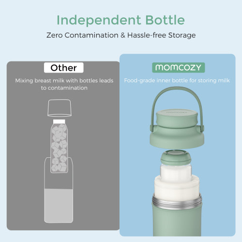 Portable Breast Milk Cooler, 22 oz - Green