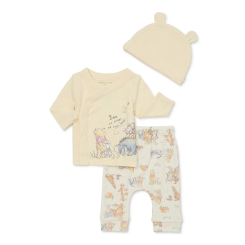 Winnie the Pooh Infant Take Me Home Outfit Set, 3-Piece, Sizes 0-6M