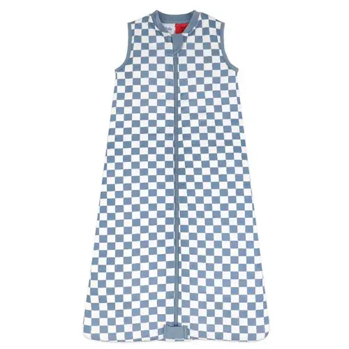 4Baby Sleeping Bag 0.2 Tog Blue Check Size 24-36 Months | Baby Bunting AU
