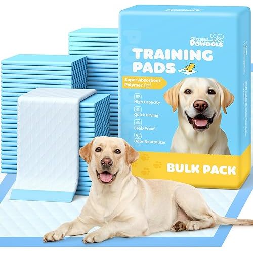 100-Pack X-Large Puppy Pads - 34'' x 28'' Pee Pads for Dogs Potty Training with Leak-Proof Quick-Dry Design, 6-Layer Wee Wee Pads for Dogs, Blue