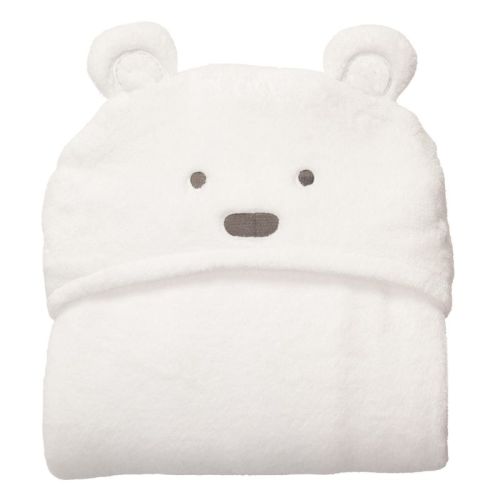 Baby Hooded Towel Soft Coral Fleece Animal Bath Blanket and Mantle for Newborn Baby
