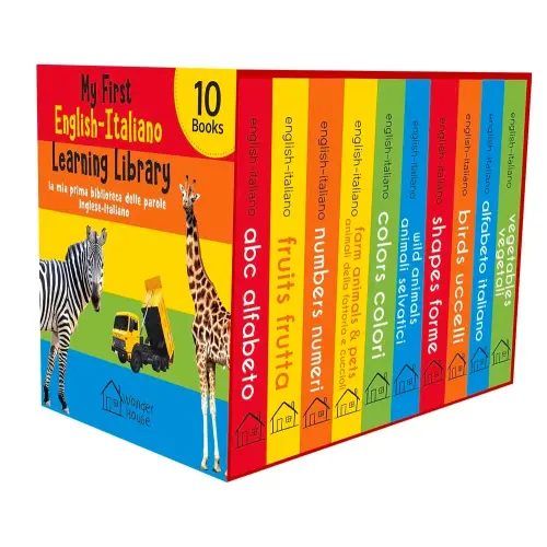 My First English-Italiano Learning Library (la mia prima biblioteca delle parole Inglese-Italiano): Boxset of 10 English - Italian Board Books (English and Italian Edition)