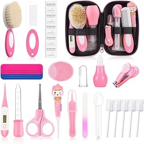 Baby Healthcare and Grooming Kit for Newborn Kids, 36PCS Upgraded Safety Baby Care Kit, Newborn Nursery Health Care Set, Baby Care Products