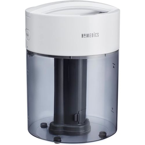 HoMedics Humidifiers for Bedroom, Home, Nursery, Office and Plants. Total Comfort UV-C Ultrasonic Humidifier, Leak Resistant Design, 0.97 Gallon Tank, 35 Hour Run Time, Quiet, Cool Mist, Night Light