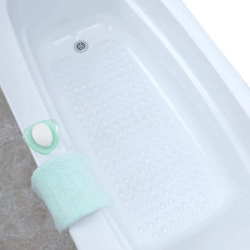 Symple Stuff Extra Long Non-Slip Bathtub Mat with Suction Cups & Reviews | Wayfair