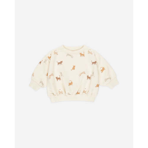 Relaxed Sweatshirt || Cats – Quincy Mae