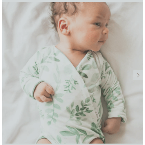 LONG SLEEVE WINGED BODYSUIT, 3-6m