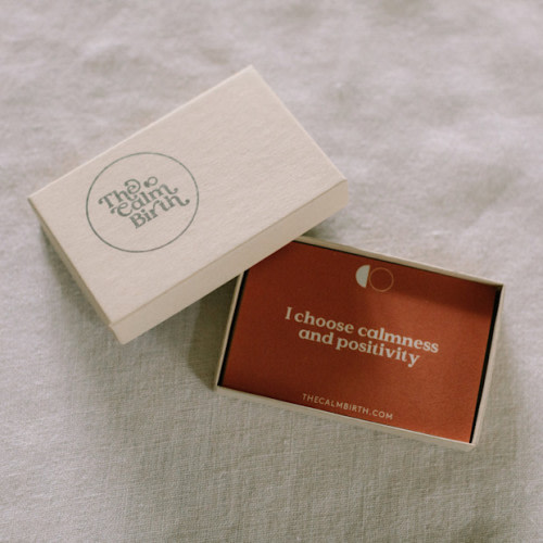 TheCalmBirth Birth Affirmation Cards