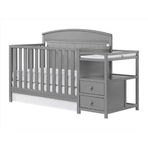 Oxford Baby Pearson Crib And Changer - Dove Gray