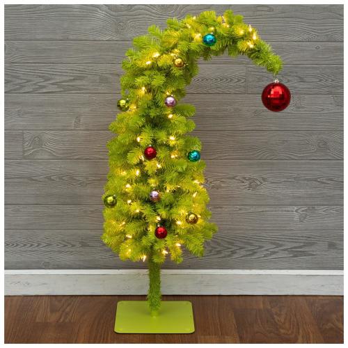 Whimsical Pre-Lit Christmas Tree - 3 ft