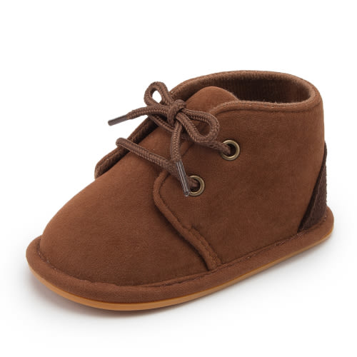 Meckior Baby Girls Boys Boots Infant Lace Up Booties Newborn Winter Shoes for 0-18 Months