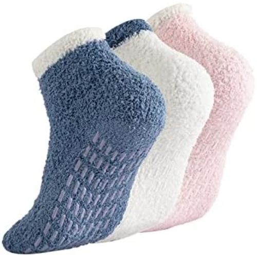 Breslatte Non Slip Hospital Socks with Grips for Women Grip Slipper Socks for Women Gifts
