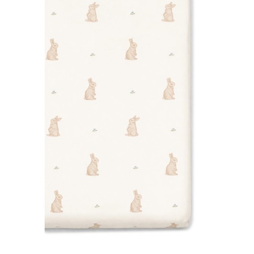Print Organic Cotton Muslin Crib Sheet