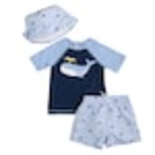 Floatimini 3-Piece Whale Swim Set (Baby Boy) at Von Maur