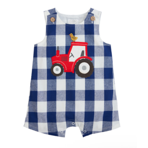 Plaid Tractor Jon Jon