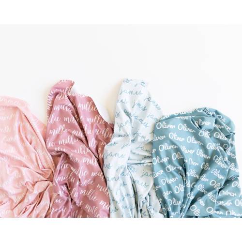 Personalized Baby Swaddle Blanket