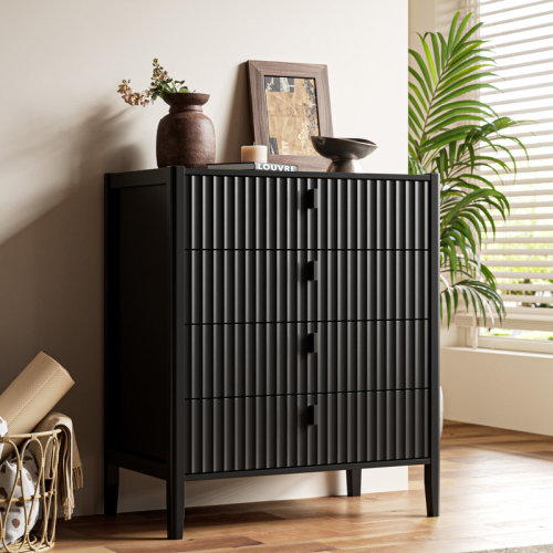 Ebern Designs 4 - Drawer Dresser, 36.7" H & Reviews | Wayfair
