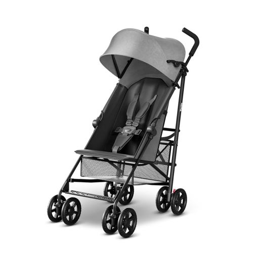 MAMA & BABY Trek Lite Umbrella Stroller - Compact Fold, Multi-Position Recline, Travel Stroller with Carry Strap, Large Storage and Cup Holder