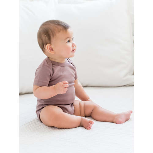 Classic Short Sleeve Bodysuit - Aster - 0-3M