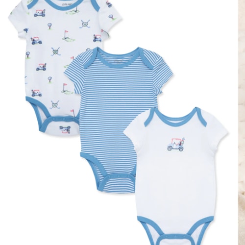 Golf Club 3-Pack Bodysuits