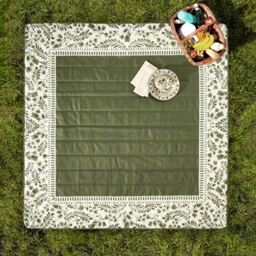 Better Homes and Gardens Picnic Blanket, Green, 72"x 72"
