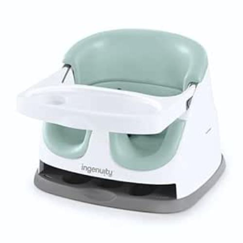 Amazon.com: Ingenuity Baby Base 2-in-1 Booster Feeding and Floor Seat with Self-Storing Tray - Mist