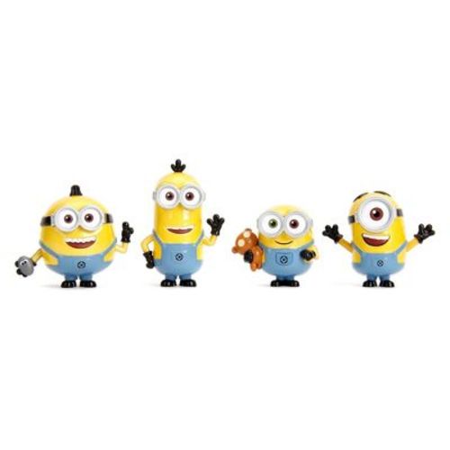 Jada Toys Minions 2.5 Inch MetalFigs 4-Pack