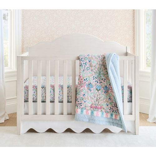 Morris & Co. Hyacinth Reversible Baby Quilt | Pottery Barn Kids