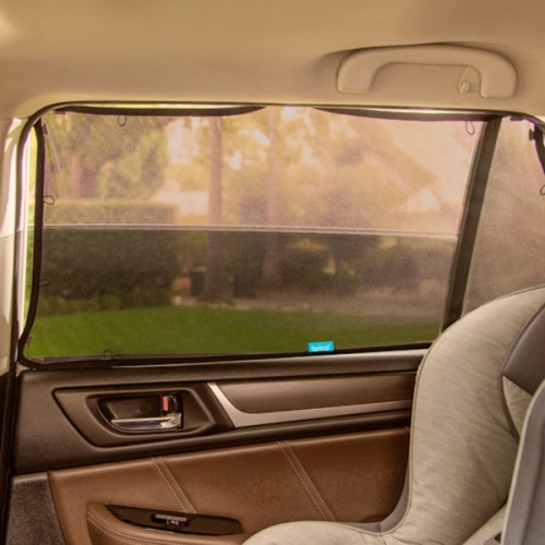 Munchkin® Brica® Magnetic Stretch to Fit™ Sun Shade, Black, 2 Pack