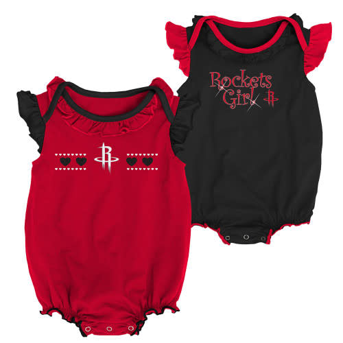 Houston Rockets Creeper 2 Pack Homecoming Bodysuit Set