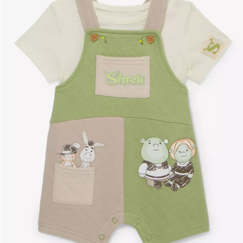 DreamWorks Shrek Cartoon Infant T-Shirt and Overall Set — BoxLunch Exclusive | BoxLunch