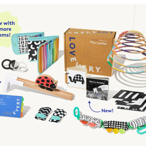 The Play Kits by Lovevery | Montessori Toy YearSubscription Ages 0-5 | Lovevery