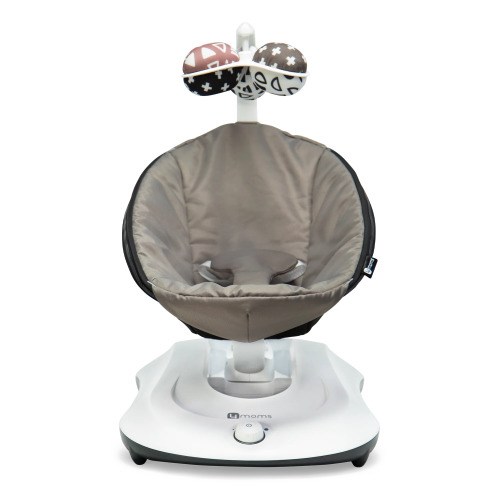 4moms RockaRoo Baby Rocker with Front to Back Gliding Motion, Graphite, Unisex
