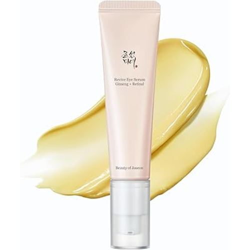 Beauty of Joseon Revive Eye Serum with Retinal Niacinamide Correction for Puffy Eye Bags Fine Lines Dark Circles Wrinkles, Korean Skin Care 30ml, 1 fl.oz