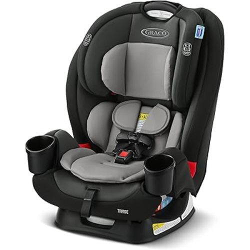 Graco TriRide 3-in-1 Convertible Car Seat - Highback Booster, Forward & Rear Facing modes, Suitable from Newborn to Preschooler, Perfect for Long Journeys in Redmond Color
