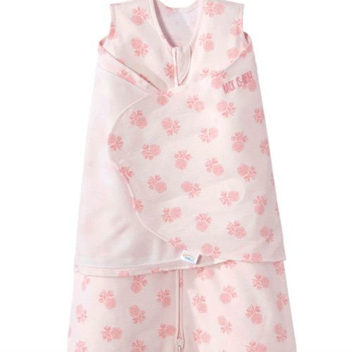 Rose Toss Blush Cotton Swaddle - Small | HALO
