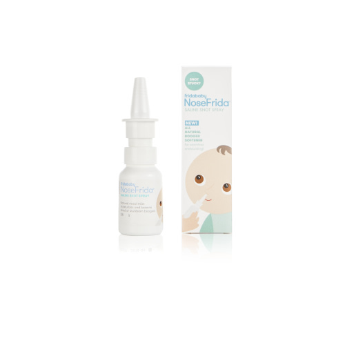 FridaBaby NoseFrida Nasal Aspirator with Natural Saline Mist for Newborn to Toddler