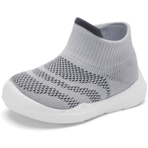 Engtoy Baby Shoes Baby Sock Shoes Baby Walking Shoes Infant Non-Slip Breathable Slippers with Soft Rubber Sole Baby Boys Girls Slip On Sneakers