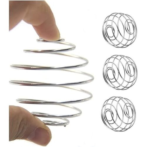 3 PCS Stainless Steel Shaker Ball Wire Whisk Shaker Mixer Mixing Ball Cup Blend Shaker
