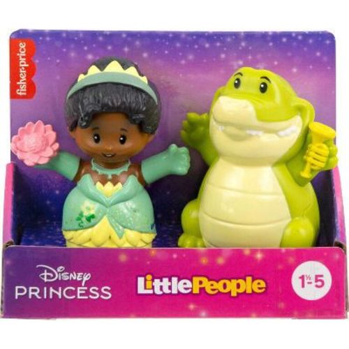 Fisher-Price Little People Disney Princess Tiana & Louis Figure Set