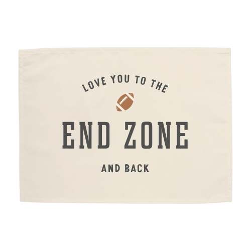 {Natural} I Love You to The End Zone Banner