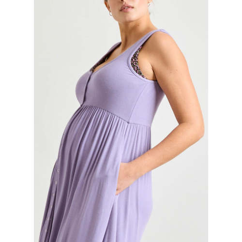 The Softest Rib Nursing Tank Dress