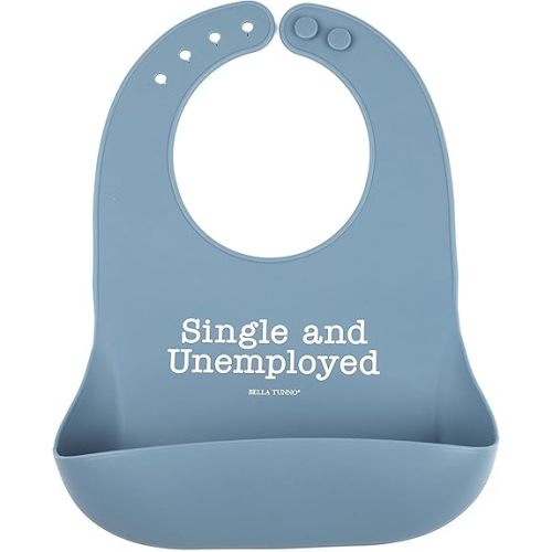 Bella Tunno Wonder Bib – Silicone Baby Bib for Girls & Boys, Adjustable Non-toxic BPA Free Soft Silicone Bib, Easy to Clean