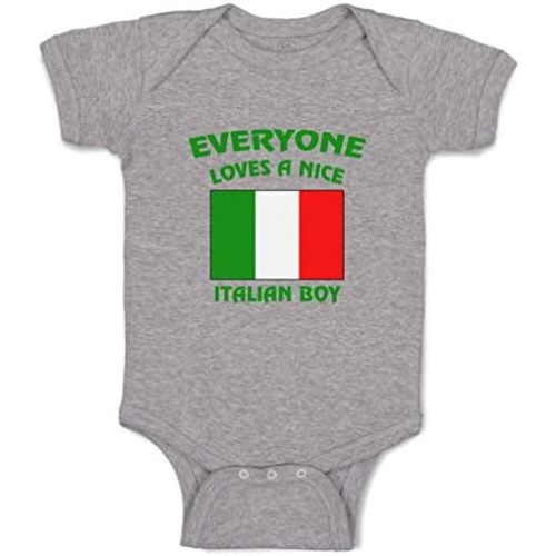 Everyone Loves A Nice Italian Boy Baby Bodysuit One Piece