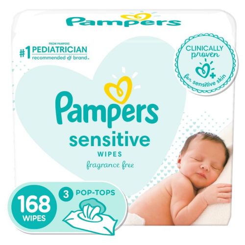 Pampers Sensitive Wipes (Select Count)