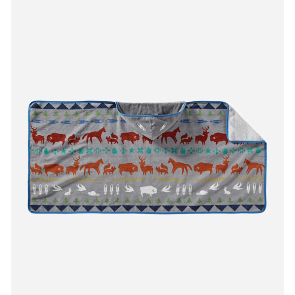 SHARED PATHS HOODED TOWEL